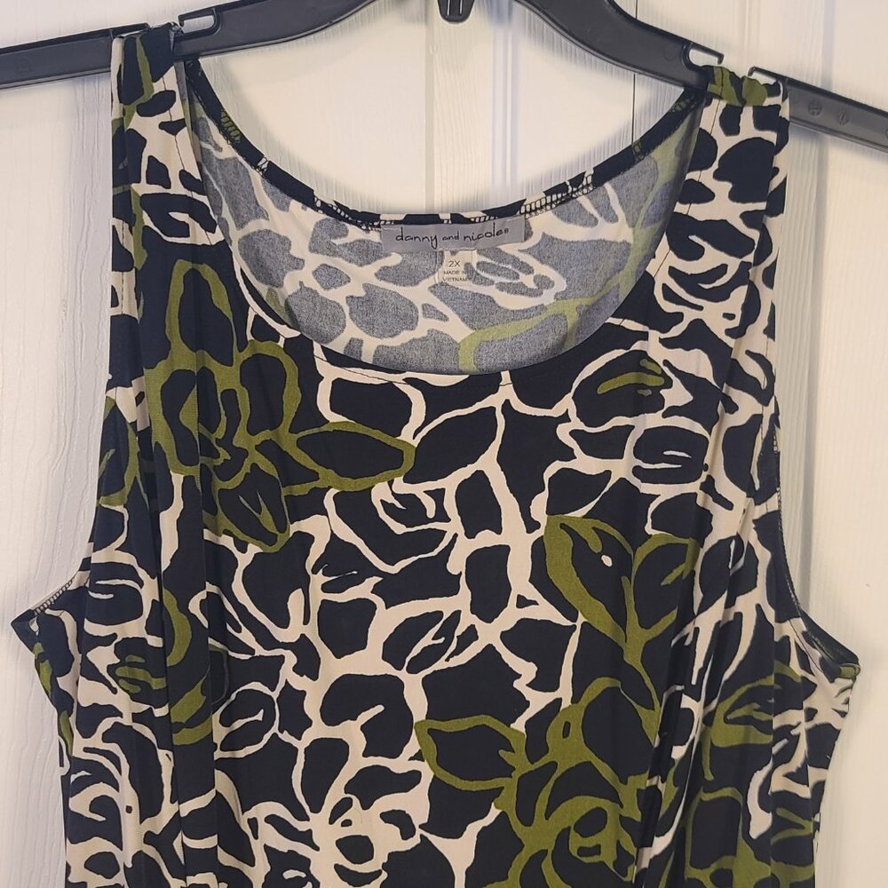 NWT DANNY AND NICOLE 2 Piece Women's Floral Midi Dress with Jacket Size 2X - Picture 7 of 16